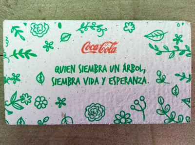 Regalos ecologicos corporativos Papel semilla plantable y germinable